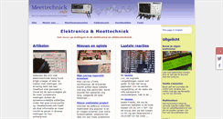 Desktop Screenshot of meettechniek.info